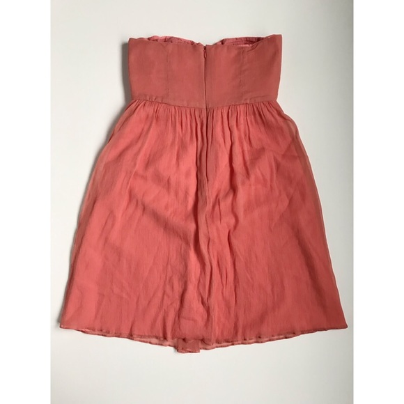 J. Crew Taryn Peach Strapless Sweetheart Dress - Picture 3 of 8